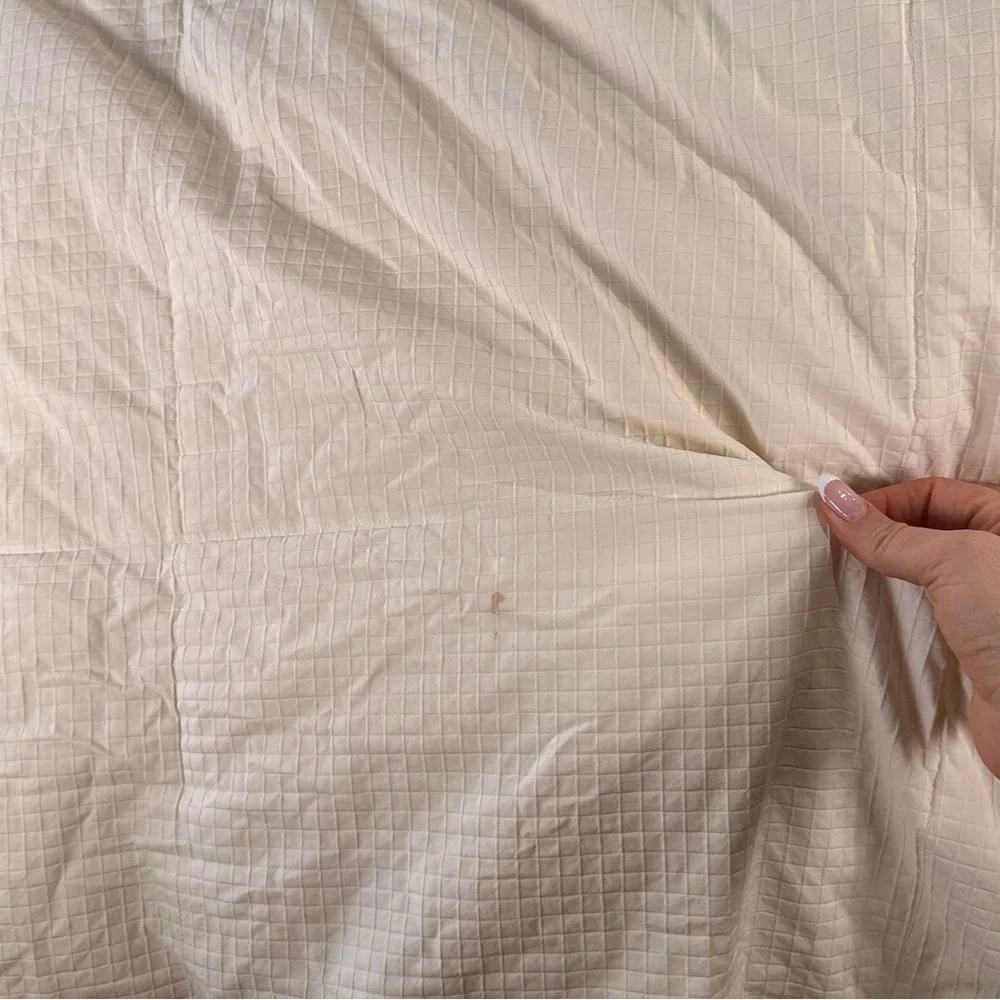 Ralph Lauren Down Comforter Ivory Crest Full Queen